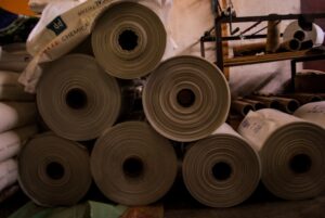 Different types of insulation materials including fiberglass, foam board, and spray foam