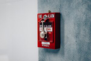 Commercial building fire alarm control panel