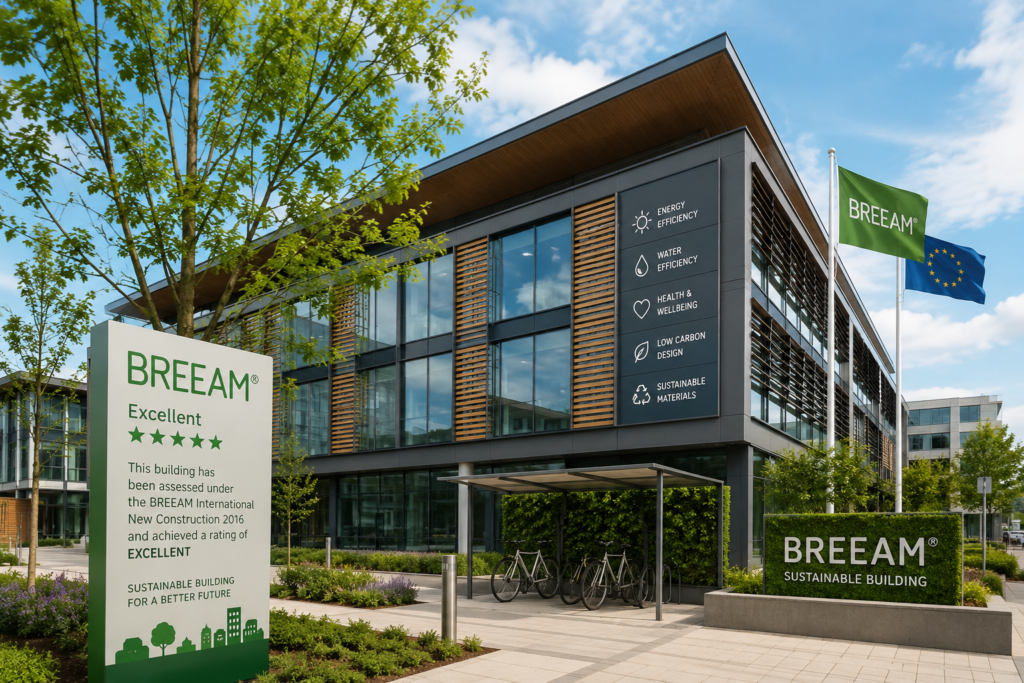 BREEAM-certified commercial building in Europe