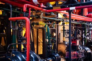 Fire pump in a commercial building