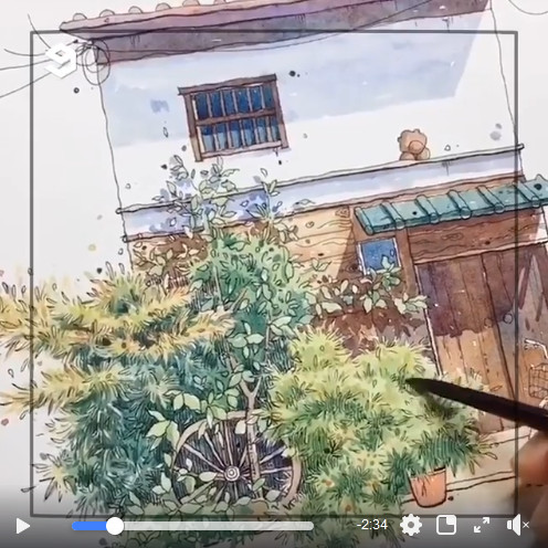 Watercolor Sketch – Video