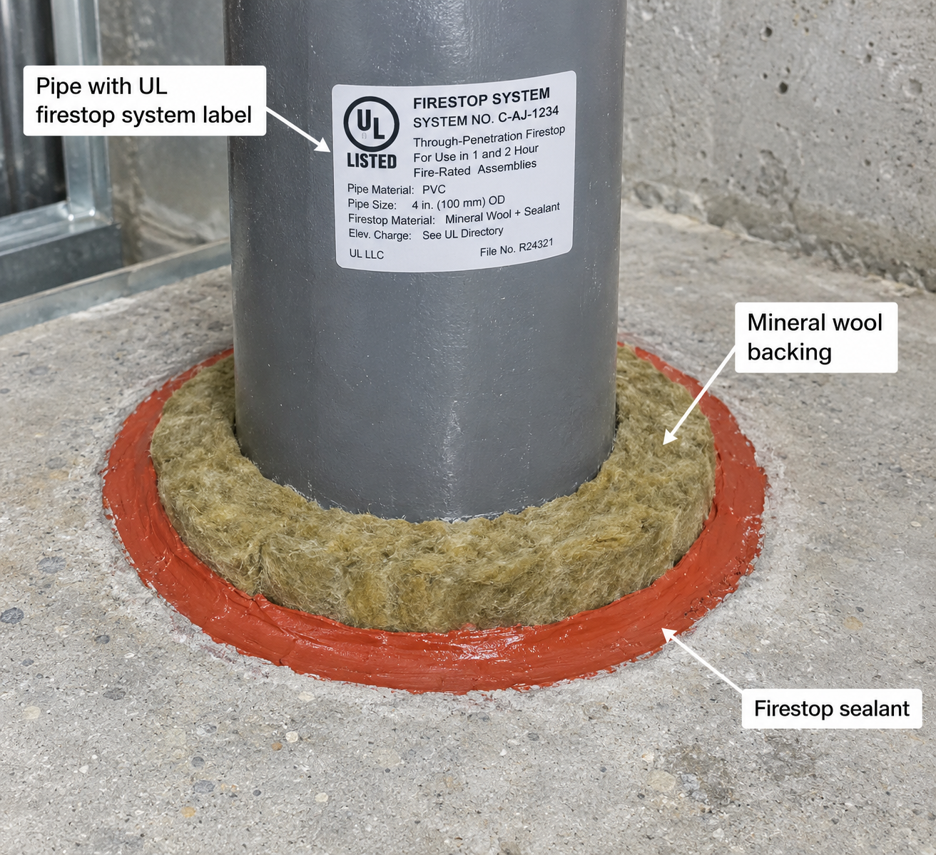 Firestop Systems: Testing, Listings, and Inspection